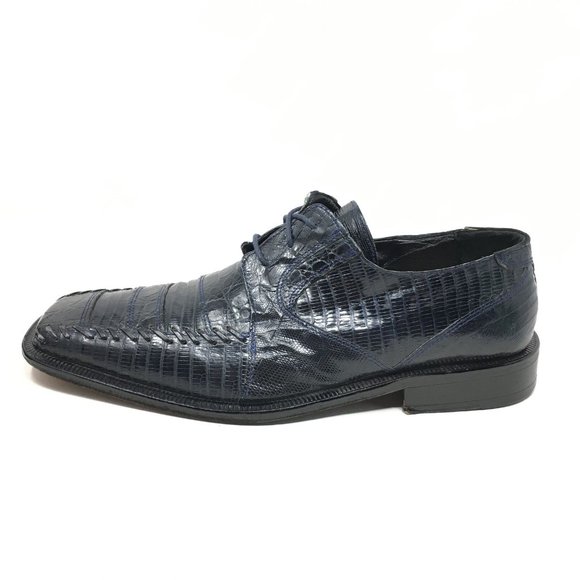 David Eden Oxfords Shoes Size 9 Blue Crocodile Liz main image 7